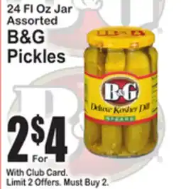 SuperFresh 24 Fl Oz Jar Assorted B&G Pickles offer