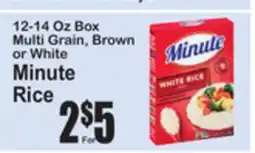 SuperFresh 12-14 Oz Box Multi Grain, Brown or White Minute Rice offer