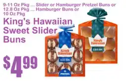 SuperFresh King's Hawaiian Sweet Slider Buns offer