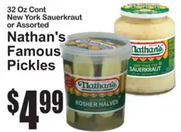 SuperFresh Nathan's Famous Pickles offer