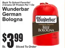 SuperFresh Wunderbar German Bologna offer