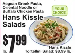 SuperFresh Hans Kisse Salads offer
