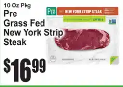 SuperFresh Pre Grass Fed New York Strip Steak offer