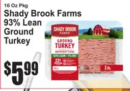 SuperFresh Shady Brook Farms 93% Lean Ground Turkey offer