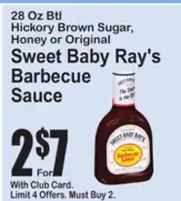 SuperFresh Sweet Baby Ray's Barbecue Sauce offer