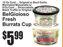SuperFresh BelGioioso Fresh Burrata Cup offer
