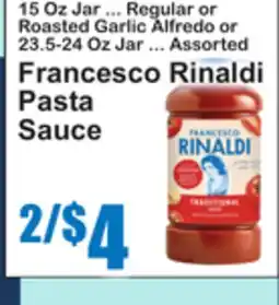 SuperFresh Francesco Rinaldi Pasta Sauce offer