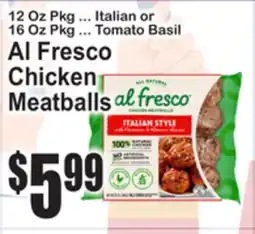 SuperFresh Al Fresco Chicken Meatballs offer