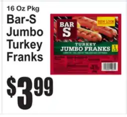 SuperFresh Bar-S Jumbo Turkey Franks offer