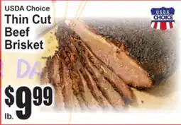 SuperFresh USDA Choice Thin Cut Beef Brisket offer