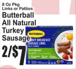SuperFresh Butterball All Natural Turkey Sausage offer
