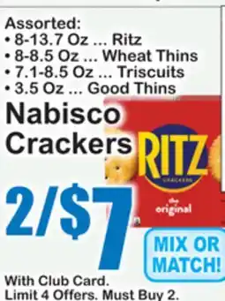 SuperFresh Nabisco Crackers offer