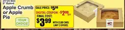 SuperFresh 24 Oz Box Any 1 Kind Apple Crumb or Apple Pie offer