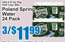 SuperFresh Poland Spring Water offer