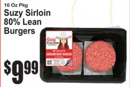 SuperFresh Suzy Sirloin 80% Lean Burgers offer