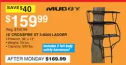 Dunham's Sports 18' CROSSFIRE XT 2-MAN LADDER offer