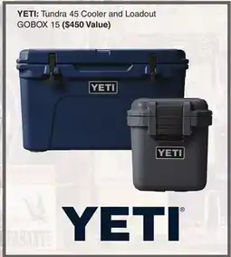 Dunham's Sports YETI: TUNDRA 45 COOLER AND LOADOUT GOBOX 15 offer