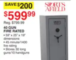 Dunham's Sports 40 GUN FIRE RATED offer