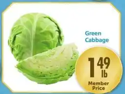 Safeway Green Cabbage offer