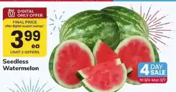 Safeway Seedless Watermelon offer