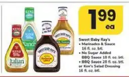 Safeway Sweet Baby Ray's Marinades & Sauce or Ken's Salad Dressing offer