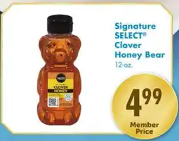 Safeway Signature Select Clover Honey Bear offer