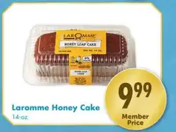 Safeway Laromme Honey Cake offer