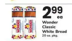 Safeway Wonder Classic White Bread offer