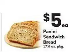 Safeway Panini Sandwich Bread offer
