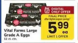 Safeway Vital Farms Large Grade A Eggs offer