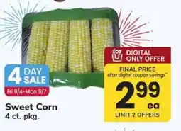 Safeway Sweet Corn offer