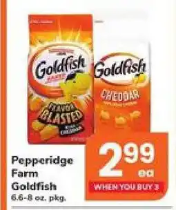 Safeway Pepperidge Farm Goldfish offer
