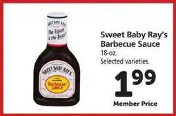 Safeway Sweet Baby Ray's Barbecue Sauce offer