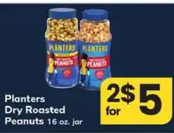 Safeway Planters Dry Roasted Peanuts offer
