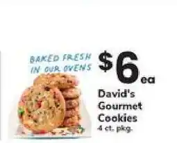 Safeway David's Gourmet Cookies offer