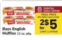 Safeway Bays English Muffins offer