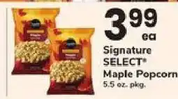 Safeway Signature SELECT Maple Popcorn offer