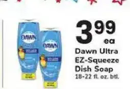 Safeway Dawn Ultra EZ Squeeze Dish Soap offer