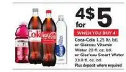 Safeway Coca-Cola, Glaceau Vitamin Water, Glaceau Smart Water offer