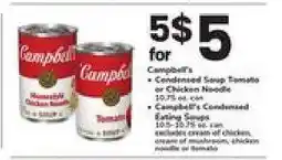 Safeway Campbell's Condensed Soup offer