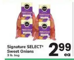 Safeway Signature SELECT Sweet Onions offer