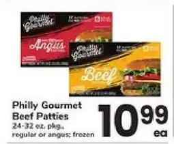 Safeway Philly Gourmet Beef Patties offer