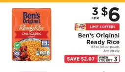 ShopRite Ben's Original Ready Rice offer
