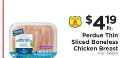 ShopRite Perdue Thin Sliced Boneless Chicken Breast offer