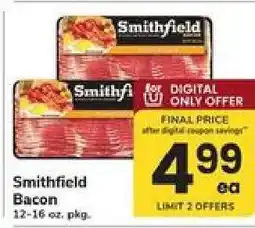 Safeway Smithfield Bacon offer