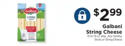ShopRite Galbani String Cheese offer