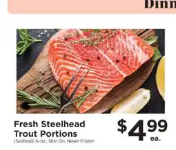 ShopRite Fresh Steelhead Trout Portions offer