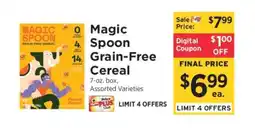 ShopRite Magic Spoon Grain-Free Cereal offer
