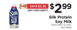 ShopRite Silk Protein Soy Milk offer