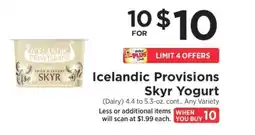 ShopRite Icelandic Provisions Skyr Yogurt offer